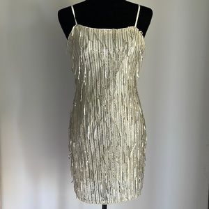 Trixxi Sleeveless Sequin Bodycon Dress size Large
